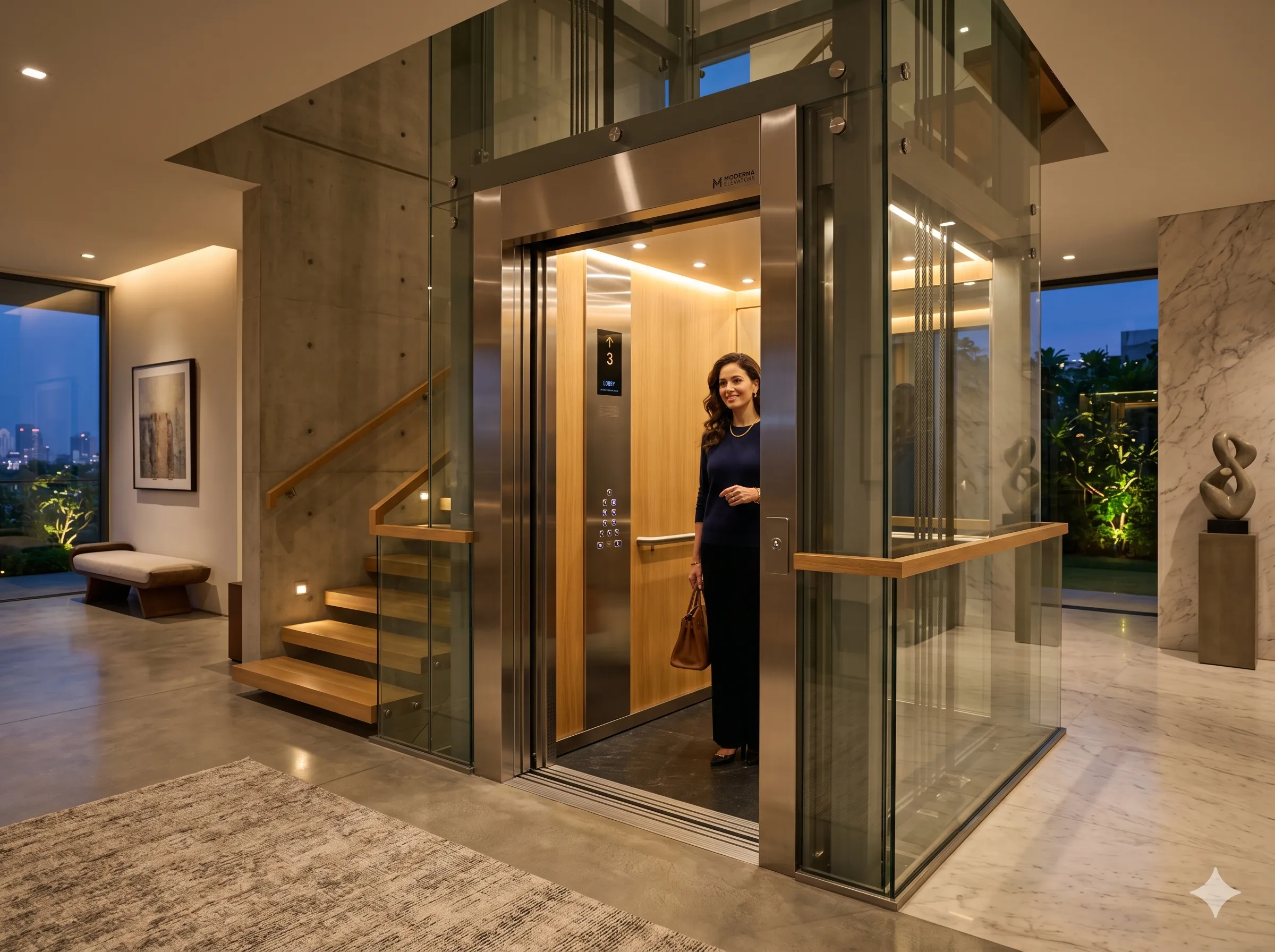 Gearless Home Elevator